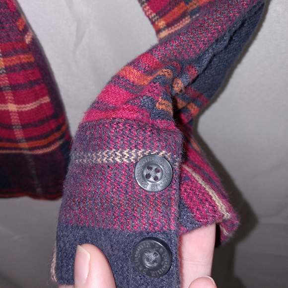 Patagonia Magenta Fjord Flannel Button Down Shirt 100% Cotton Womens Size 8 - Picture 6 of 11